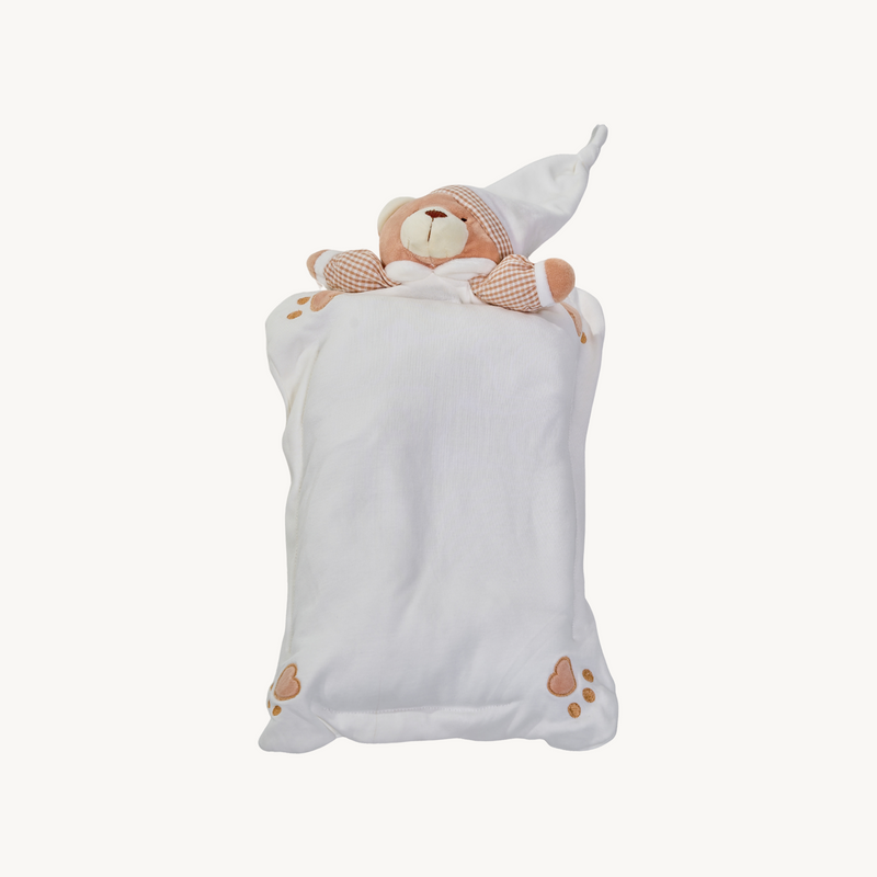 Bear Baby Pillow - Beige