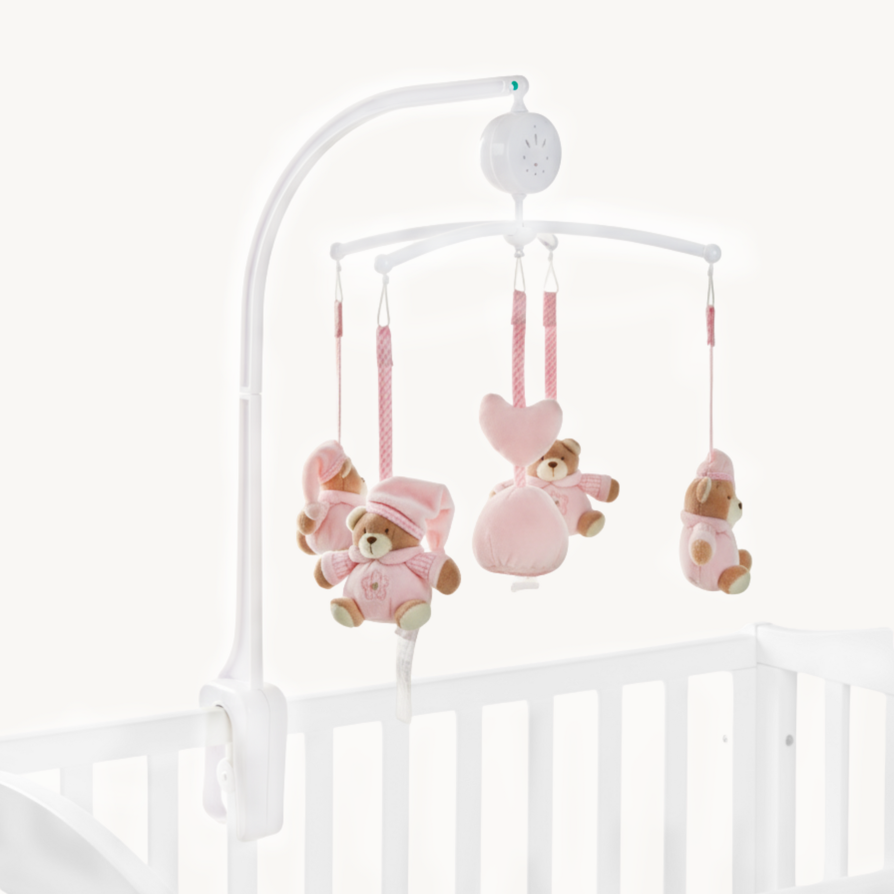 Teddy Bear Music Mobile - Pink