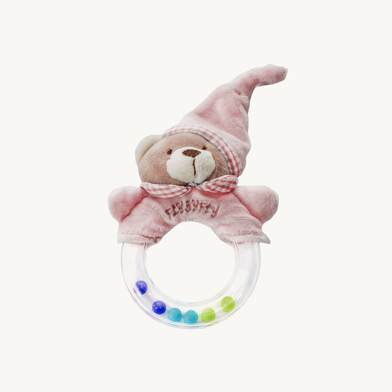 Bear Rattle - Pink