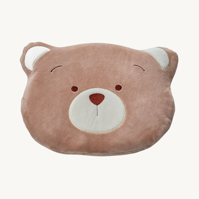 Bear Orthopedic Baby Pillow - Beige