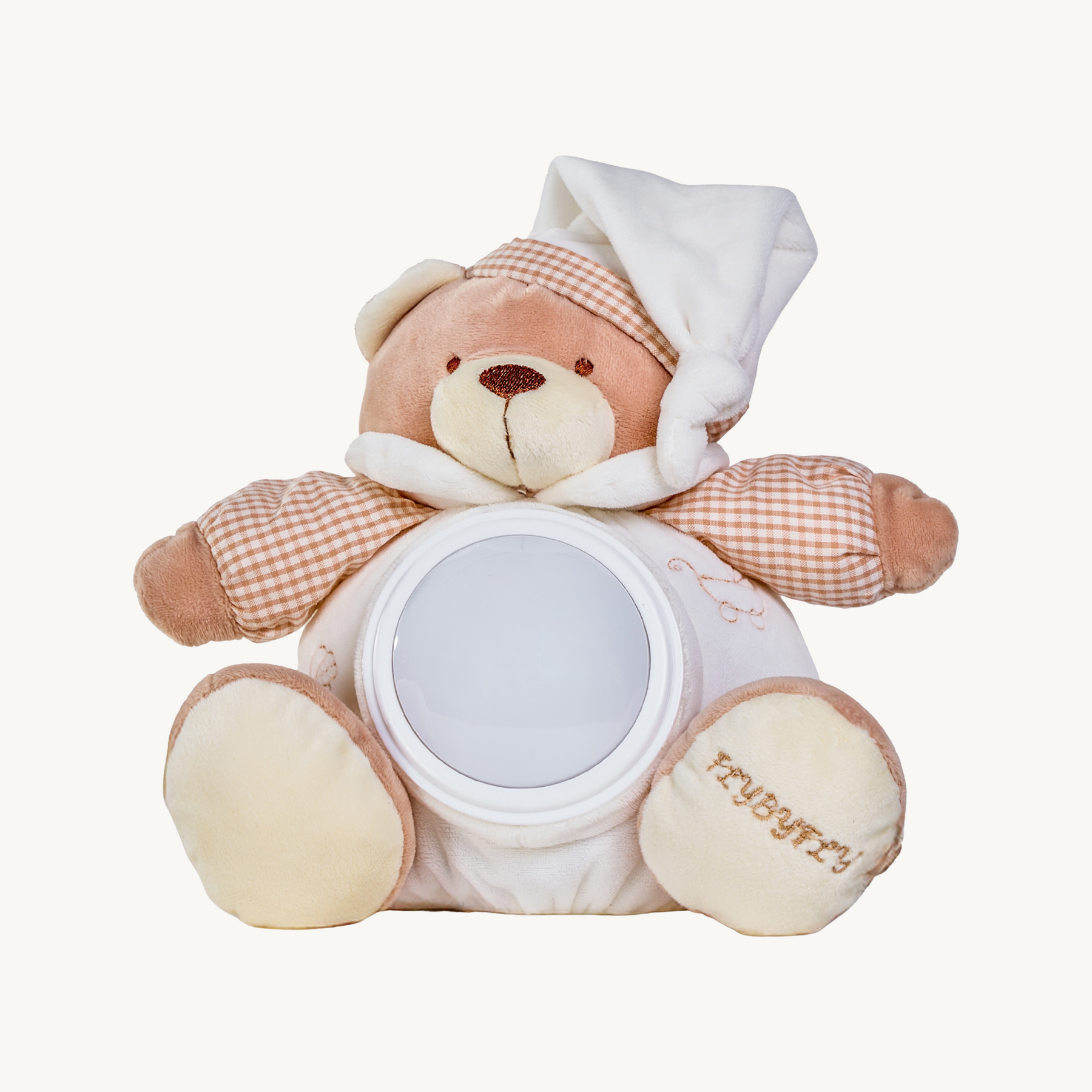 Musical Night Light Bear - Beige