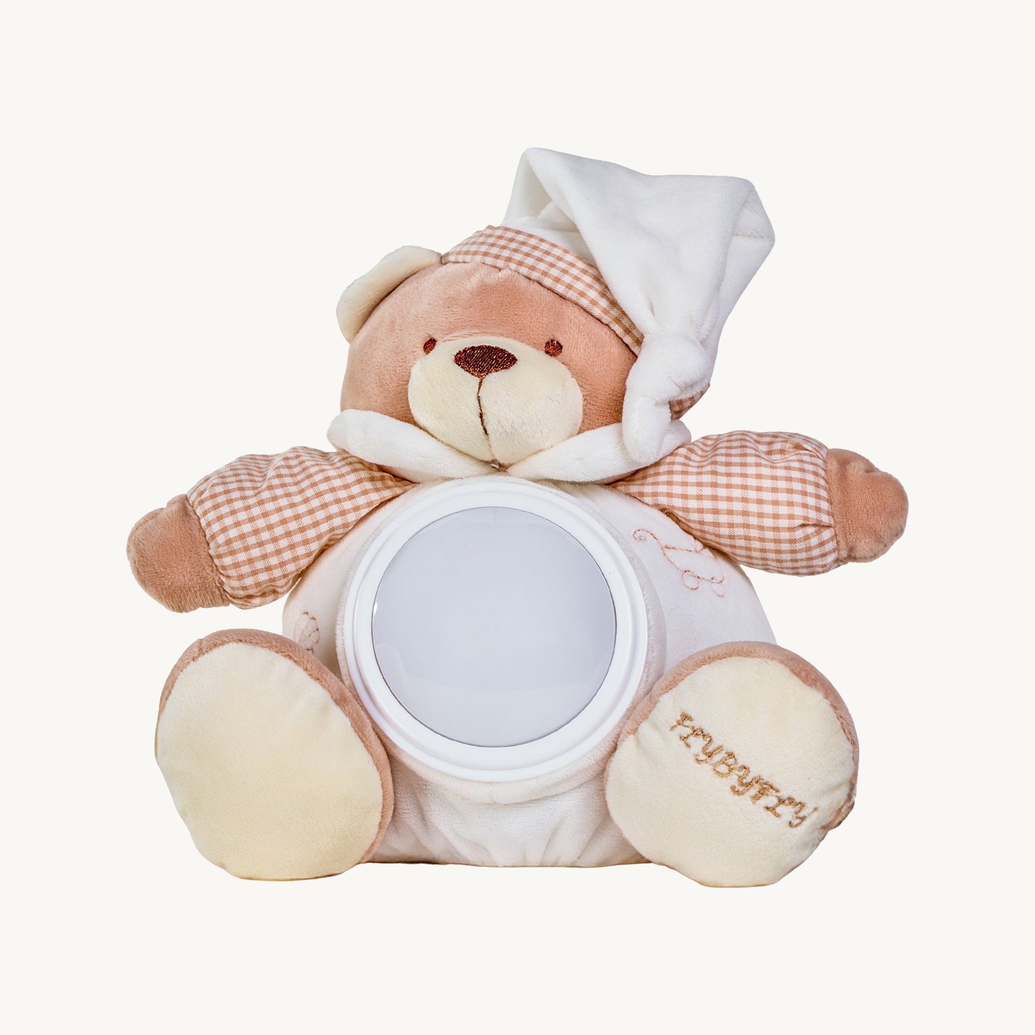 Musical Night Light Bear - Beige