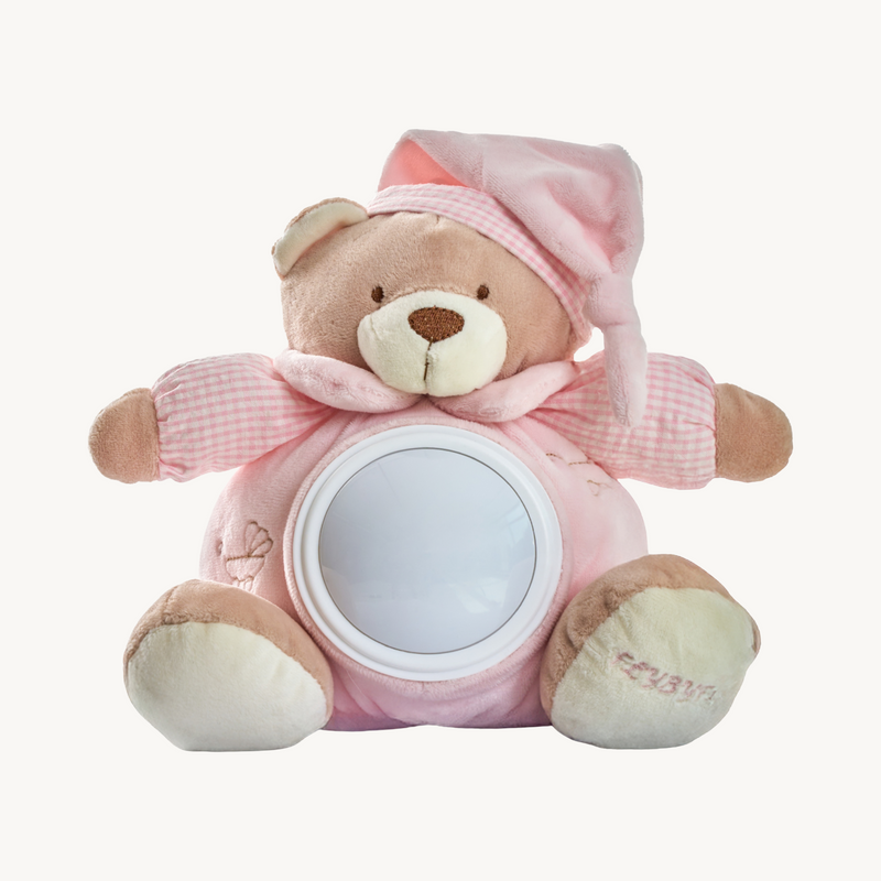 Musical Night Light Bear - Pink