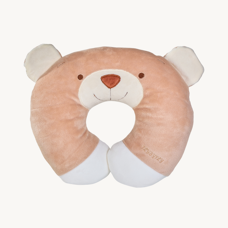 Kids Travel Neck Pillow - Beige
