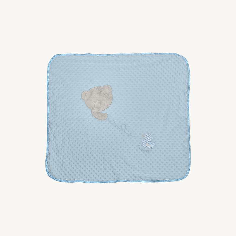 Popo Bubble Baby Blanket - Blue