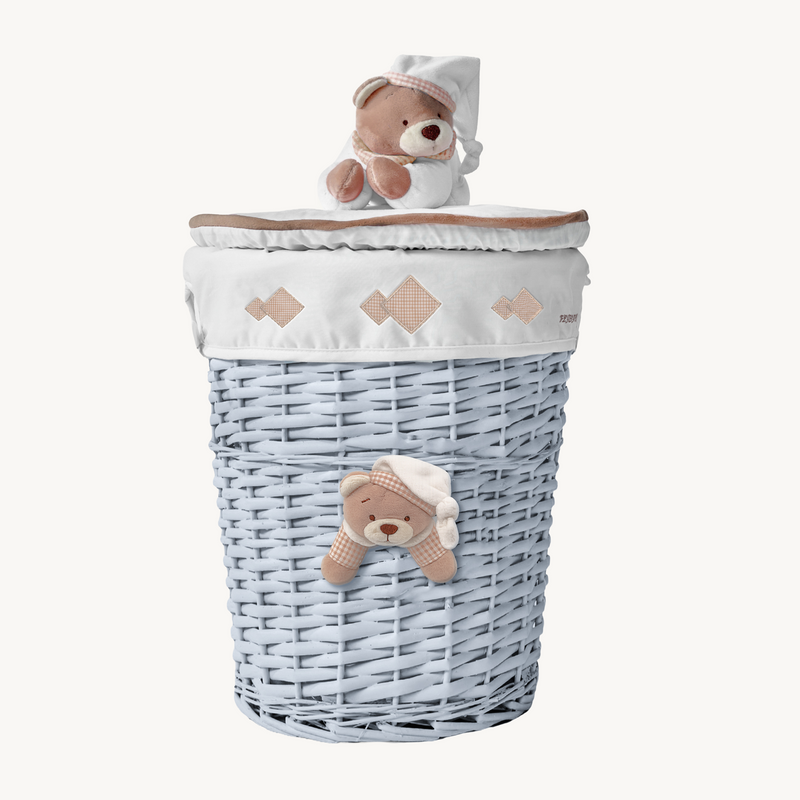 3 In 1 Cylindrical Laundry and Storage Basket Set - Beige