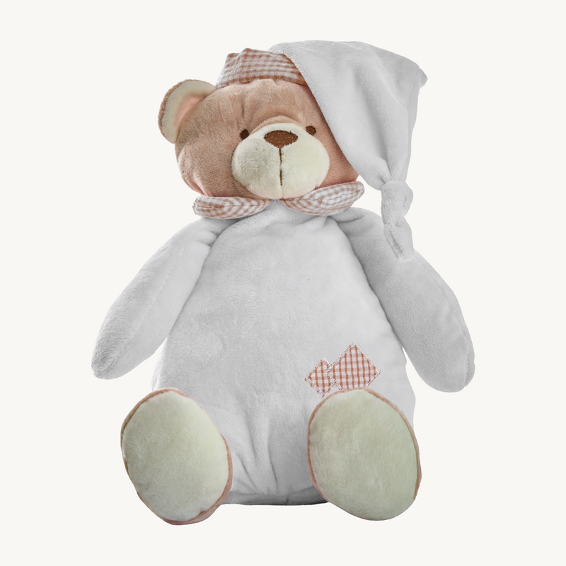 Round Teddy Bear 25cm - Beige